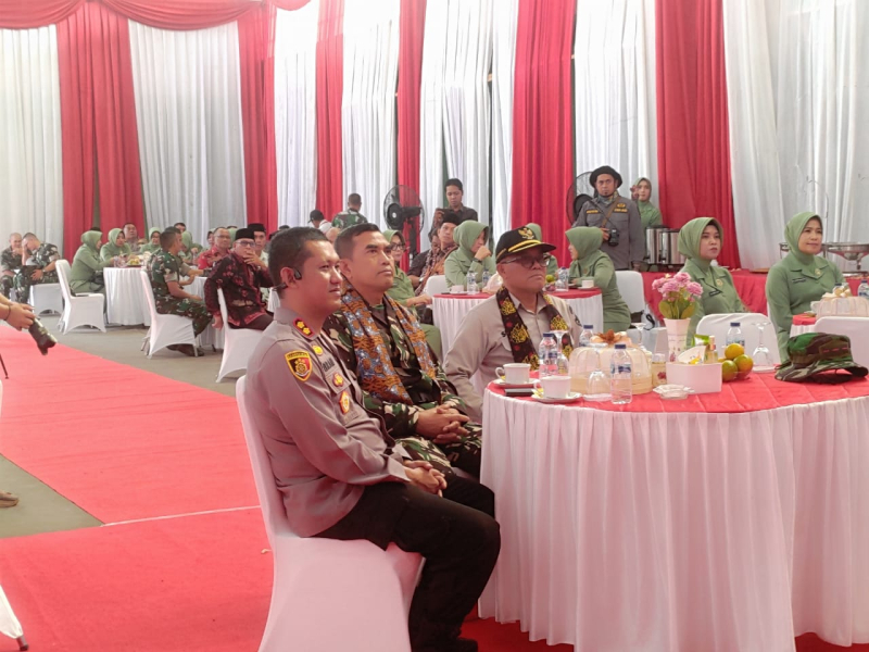 Penutupan TMMD 121 Kodim Jambi Dihiasi Ornamen Merah Putih