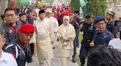 Dimulai Dari Taman Remaja, Ribuan Pendukung Antar Rahman-Guntur ke KPU