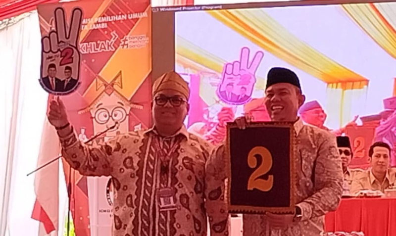 Sy Fasha Juga Dapat Nomor Urut 2 di Pilwako Jambi 2018, H Rahman: Melambangkan Keberlanjutan dan Kesinambungan