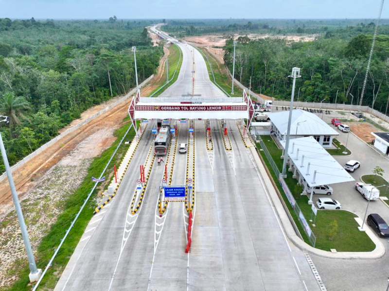 Segini Volume Lalu Lintas Selama Libur Natal 2024 dan Tahun Baru 2025 (Nataru) di Jalan Tol Trans Sumatera (JTTS) Hingga 21 Desember 2024