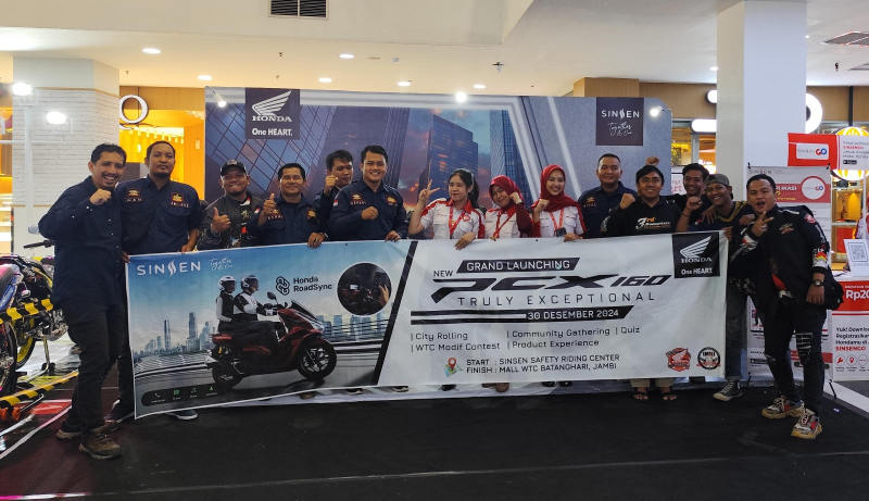 Komunitas Honda Meriahkan Grand Launching New Honda PCX160 dengan Keseruan Maksimal