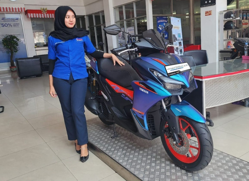 Yamaha Aerox Alpa Sudah Ready di Dealer Yamaha Jambi, Segini Harga OTR nya