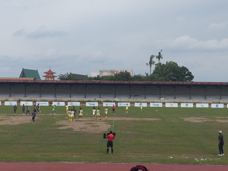 Laga Grup A Gubernur Cup 2025, Muaro Jambi Unggul 2-1 Atas Tanjung Jabung Timur di Babak Pertama

