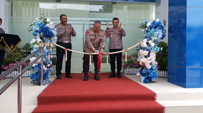 Gedung Pelayanan BPKB Ditlantas Polda Jambi Diresmikan Kapolda Irjen Pol Rusdi Hartono