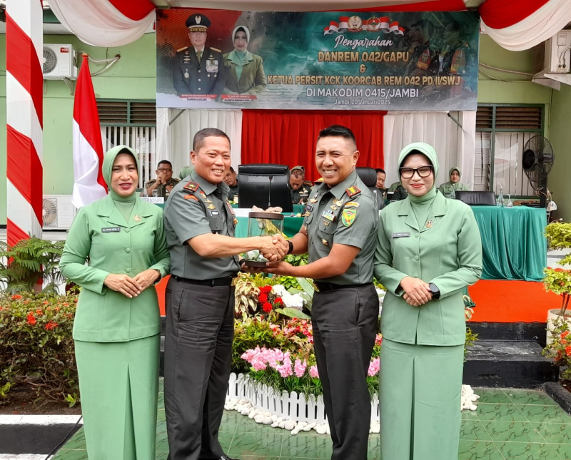 Danrem 042/Gapu Tinjau Urban Farming Kodim 0415/Jambi, Dorong Ketahanan Pangan Kota