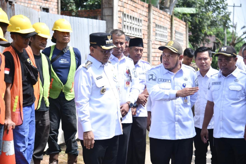 Turun Lapangan, Wali Kota Maulana Optimis Perbaikan Infrastruktur Bertahap Untuk Masyarakat Bahagia