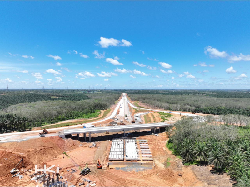 Konstruksi Tol Betung – Jambi Seksi IV Capai Progress 80%, Segera Hadirkan Konektivitas Baru