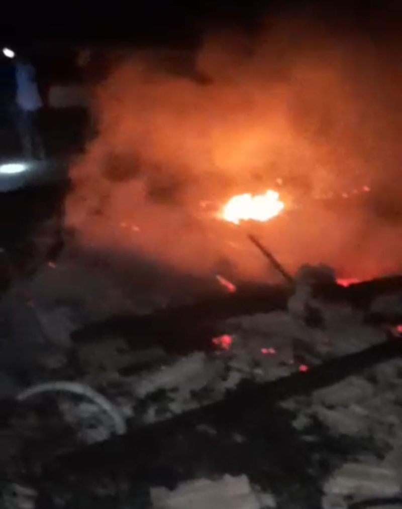 Kebakaran di Muaro Jambi, Rumah Calon Pengantin Ludes Dilalap Api