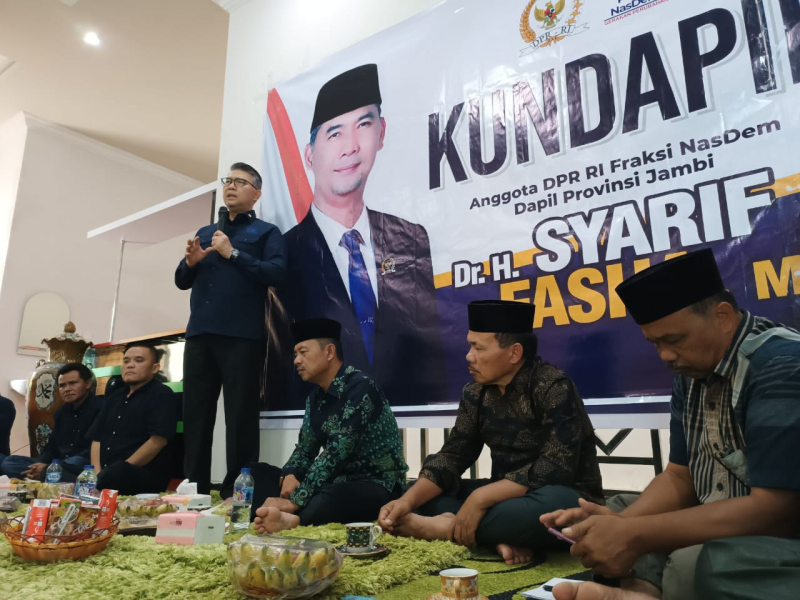 Serap Aspirasi Warga, Anggota Komisi XII DPR RI Sy Fasha Kundapil ke Kerinci