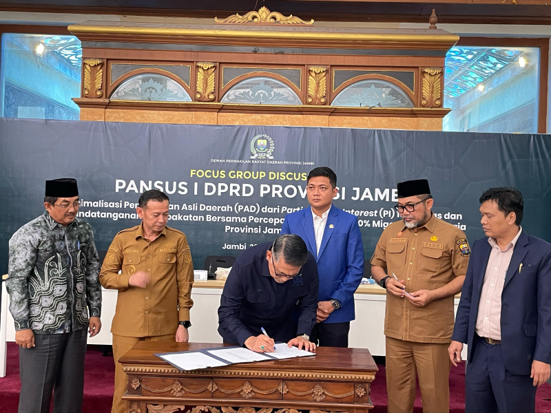 Jadi Narasumber FGD Percepatan PI 10% Jambi, Syarif Fasha Tegaskan Selesaikan PI Yang Ada di Depan Mata