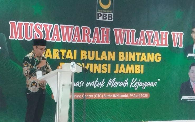 Tunggu Penetapan DPP, Yulius Nur Raih Suara Terbanyak Muswil PBB Jambi