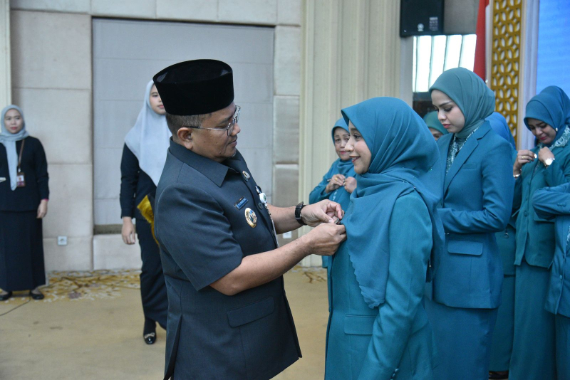 PKK dan Bunda PAUD Kota Jambi Resmi Dilantik, Wali Kota Maulana Tekankan Pentingnya Kolaborasi dan Inovasi

