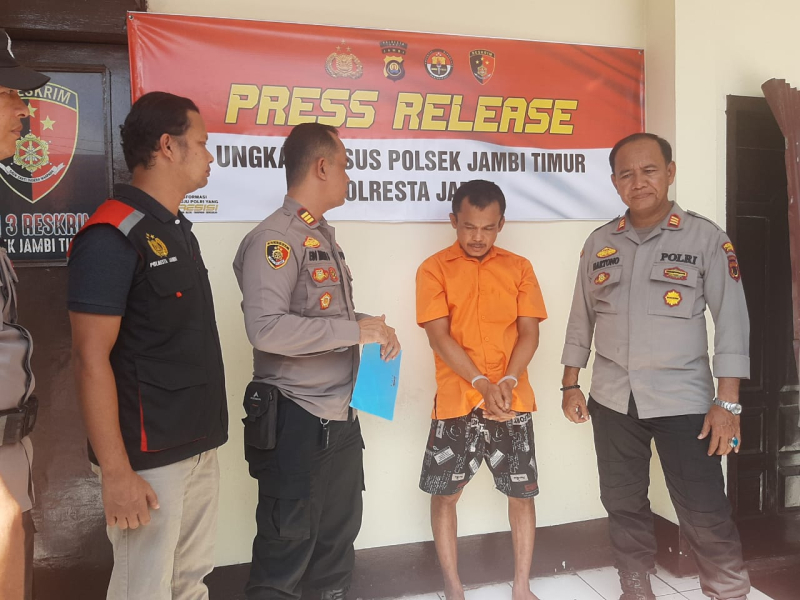 Curi Kloset dari Gedung Kosong, Pria di Jambi Timur Ditangkap Polisi