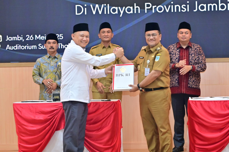 Prestasi Gemilang di HUT Kota: Pemkot Jambi Kembali Raih WTP untuk Kesembilan Kalinya