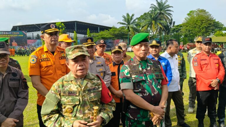 Al Haris Pimpin Apel : Status Karhutla Jambi Resmi Siaga Darurat