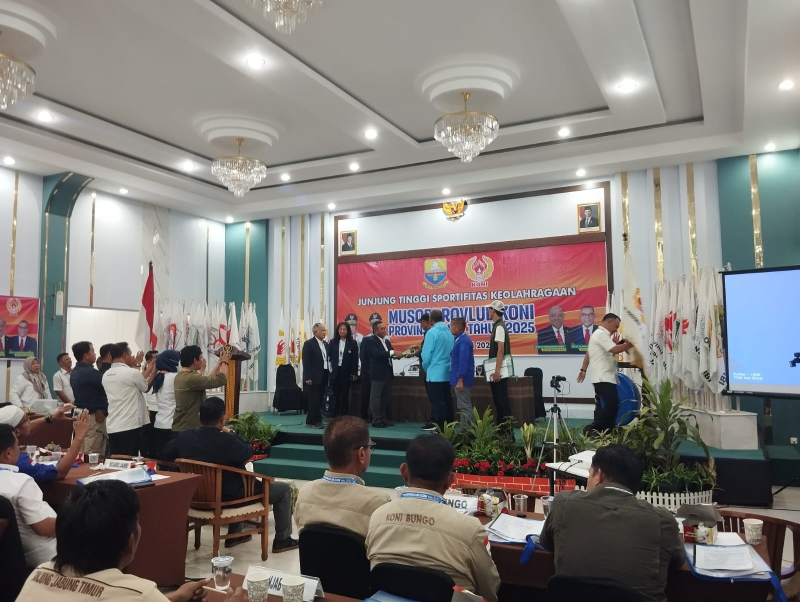 Tok! Pleno Pemilihan Ketua KONI Jambi Dimulai, Ini Nama Lima Pimpin Sidangnya