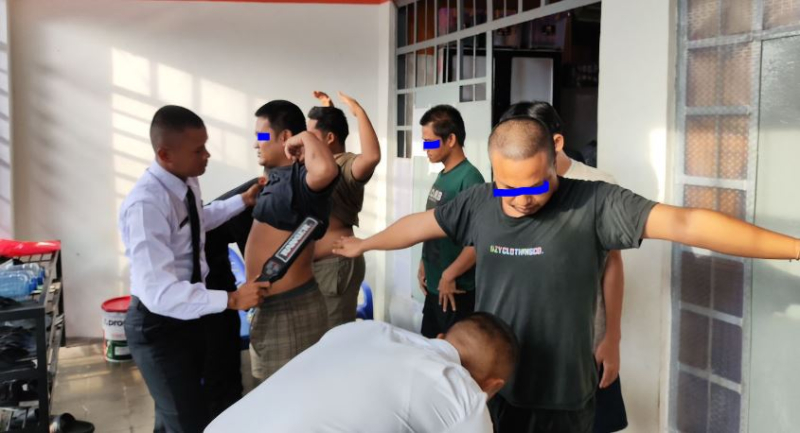 Razia Besar di Lapas Jambi! Sendok Besi hingga Pisau Cukur Diamankan dari Warga Binaan