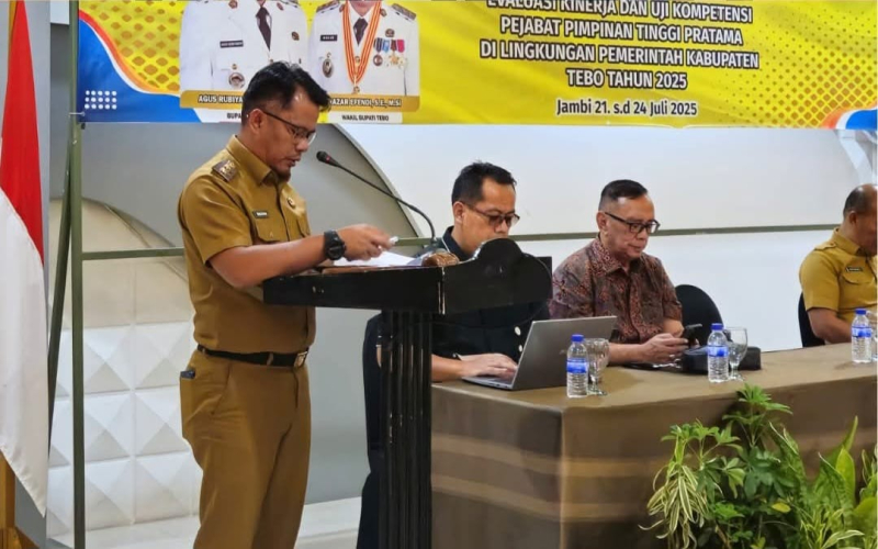 Uji Kompetensi JPT Pratama 2025 Resmi Dibuka, Pemkab Tebo Dorong ASN Profesional dan Berintegritas