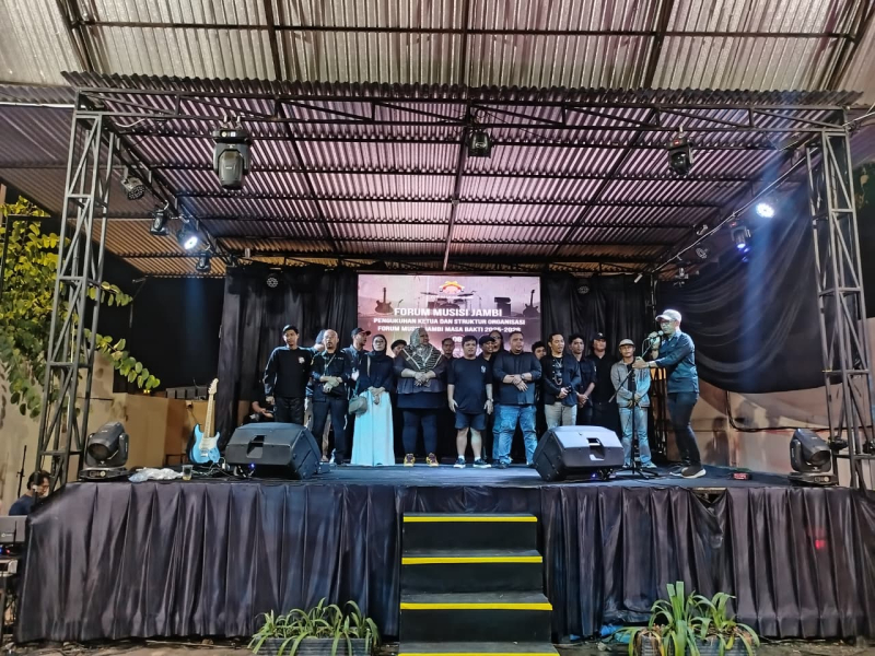 Mukhlis Nahkodai Forum Musisi Jambi, Targetkan Ruang Kreatif dan Peluang Ekonomi Musisi Lokal