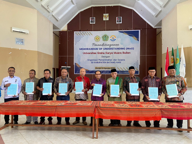 Cetak Sejarah, Perkuat Kelembagaan Univeristas Graha Karya MOU Bersama Pemerintah dan Swasta Terbanyak