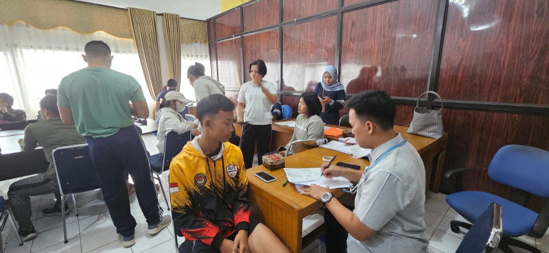 Persiapan PON Kudus, Atlet Bela Diri Jambi Jalani Tes Kesehatan