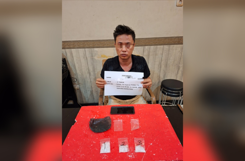 Polresta Jambi Ringkus Pengedar Shabu, Diduga Terhubung Jaringan Thailand