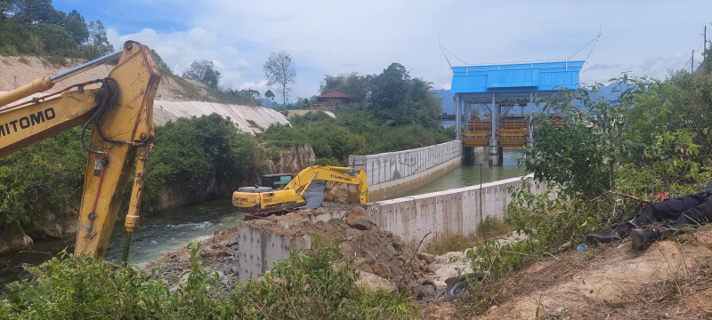 Konflik Mereda, Pengerjaan PLTA di Sungai Tanjung Merindu Berlanjut
