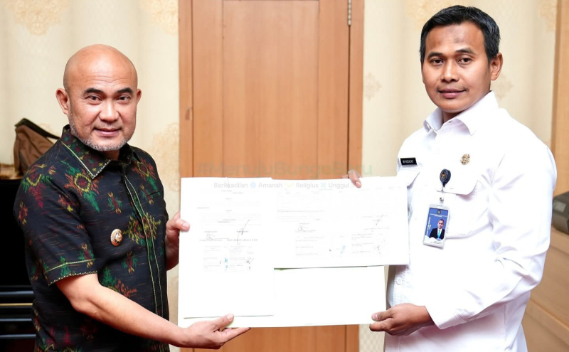 Pemda Bungo Hibahkan Aset untuk Kantor Imigraai Kelas III Non TPI Bungo