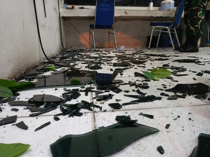 Rumdis Wagub Jambi Jadi Sasaran Serangan, Massa Lempar Batu hingga Molotov