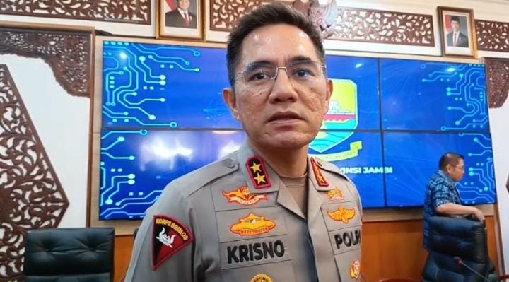 Kapolda Jambi, Irjen Pol Krisno H Siregar.
