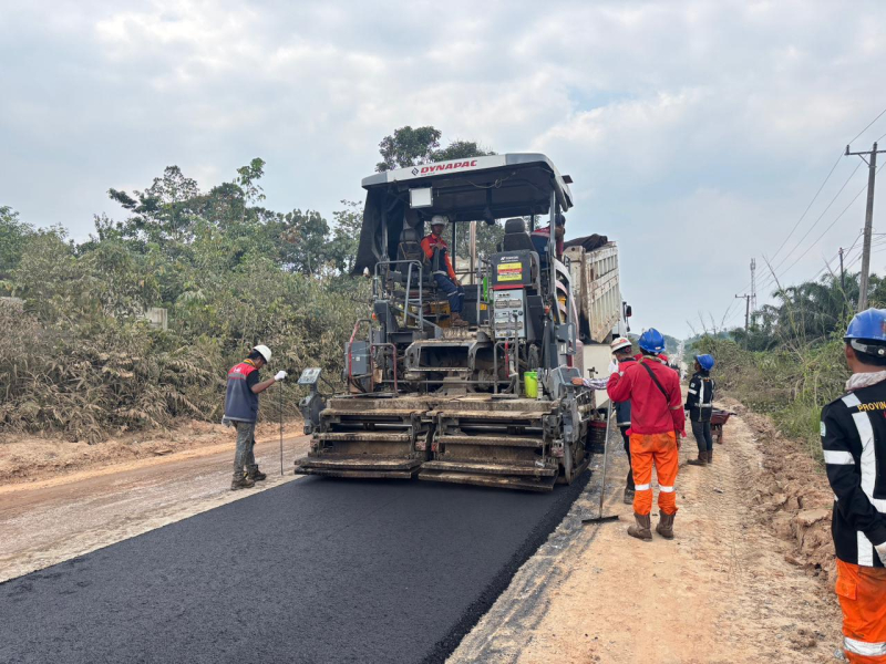 Waka DPRD Ivan Wirata Apresiasi Hutama Karya Sudah Perbaiki Jalan Ness Dampak Angkutan Material Tol