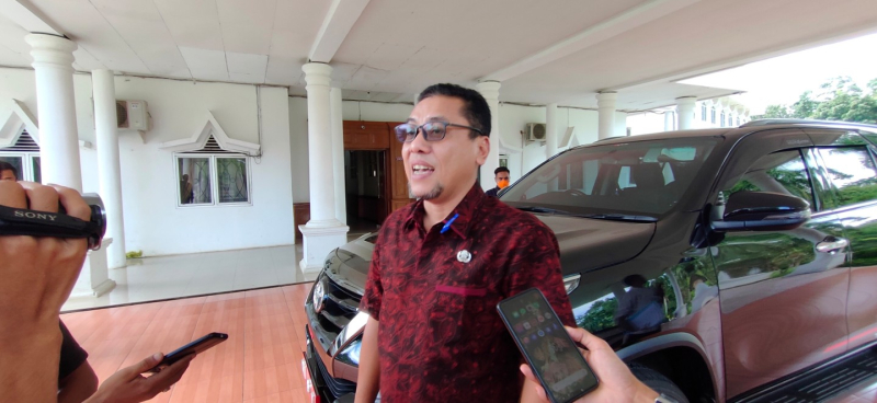 Sekretaris Daerah Tanjabtim, Sapril.