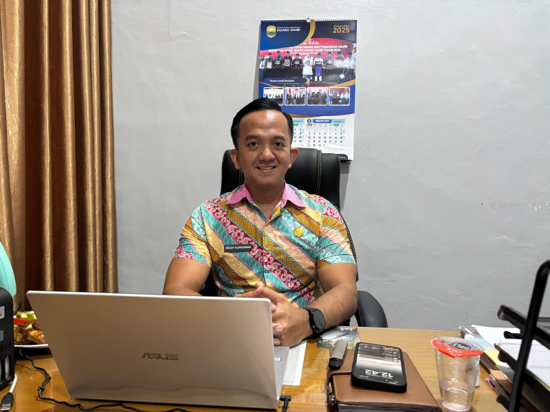 Kabid Perencanaan dan Pengembangan Pendapatan Daerah, BPPRD Muaro Jambi, Deddy Kurniawan.