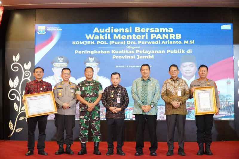 Pemprov Jambi Perkuat Reformasi Birokrasi, Wamen PAN-RB: Birokrasi Harus Adaptif dan Responsif