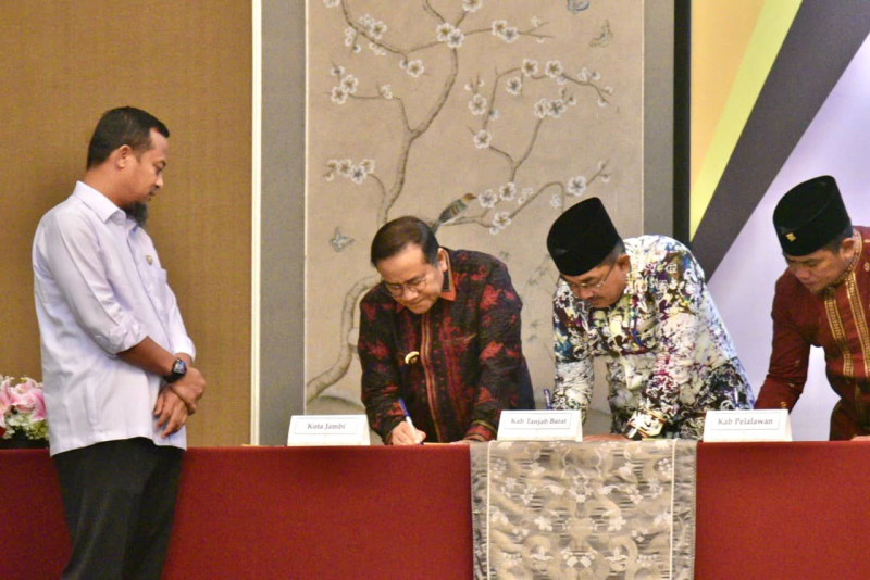 Perjuangkan Perluasan Jargas untuk Warga Kota Jambi, Wali Kota Teken MoU Untuk 13.235 SR Bersama Dirjen Migas