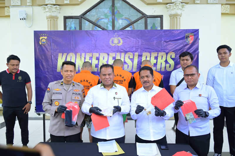 Ditreskrimsus Polda Jambi Gagalkan Transaksi Emas Ilegal Senilai Rp3,23 Miliar