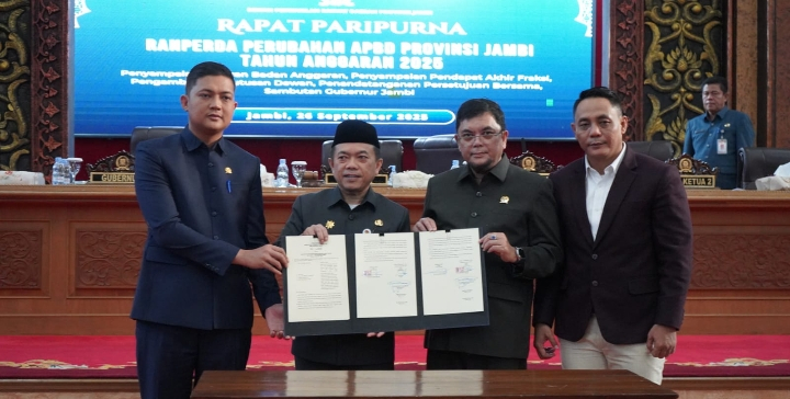 DPRD Jambi Sahkan APBD Perubahan 2025