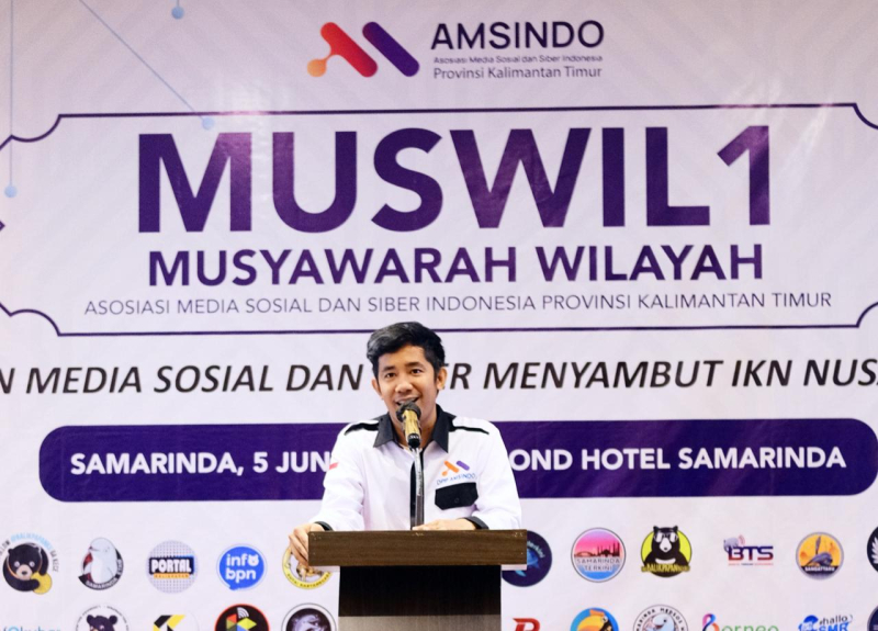 Ketua Umum Asosiasi Media Sosial dan Siber Indonesia (Amsindo), Andrie Afrizal.