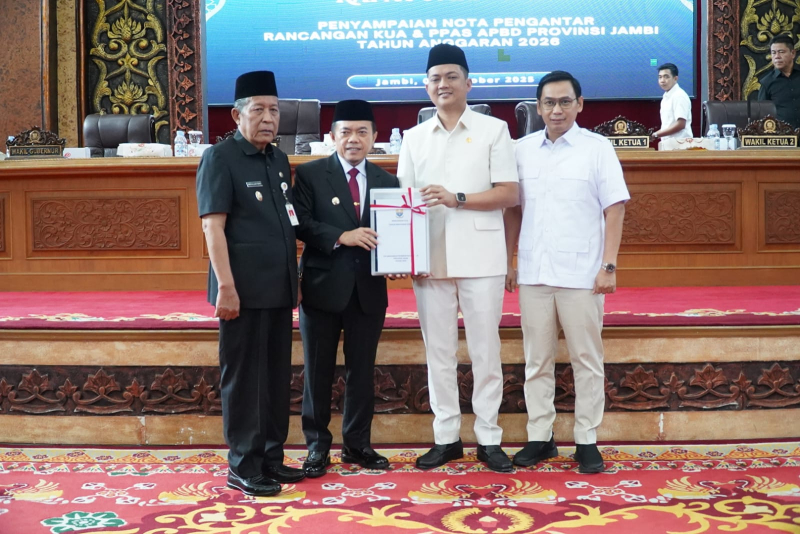 Gubernur Al Haris Sampaikan Nota Pengantar KUA-PPAS APBD 2026, Pro-Jambi Jadi Prioritas Utama