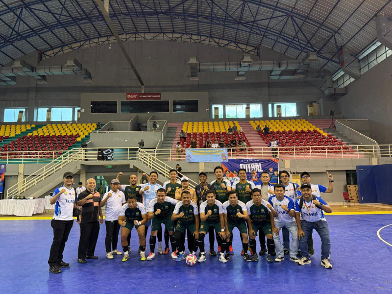 Tim Futsal KORPRI Jambi Bantai Komnas HAM 10-1, Pastikan Diri Melaju ke 32 Besar Pornas XVII