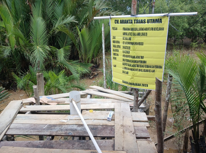 Tanpa Sosialisasi, Warga Pertanyakan Proyek Sumur Bor Rp66 Juta di Kampung Laut 