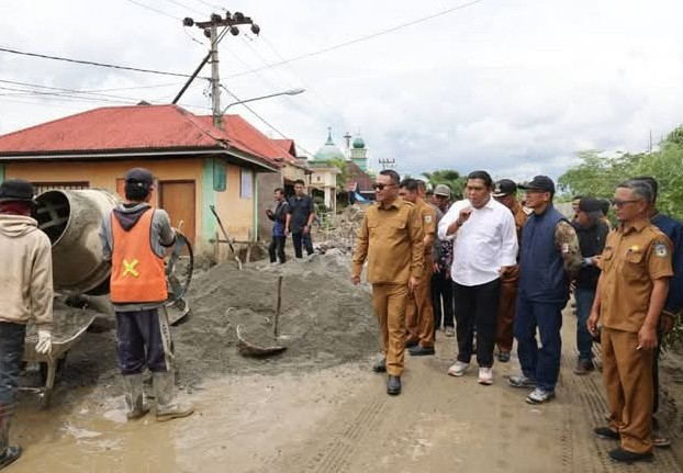 Pembangunan Jalan Inpres di Rawang Dipercepat, Wali Kota Sungai Penuh Pastikan Kualitas Pekerjaan
