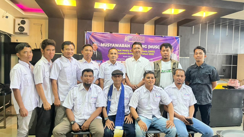 Muscab SMSI Bungo Momentum Perkuat Sinergi Media Siber yang Profesional.