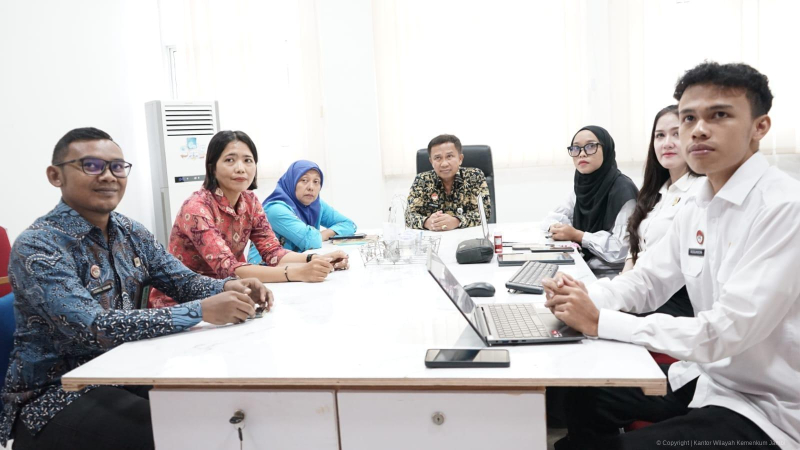 Kanwil Kemenkum Jambi ikuti Rapat Strategi Peningkatan Permohonan KI Sektor Kerajinan, Perikanan, dan Kelautan