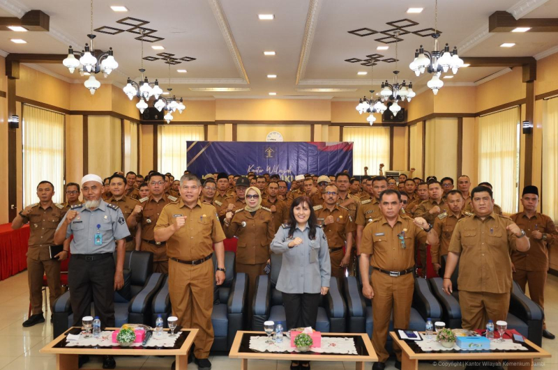 Menuju 100%, Kemenkum Jambi Sosialisasikan Pembentukan Posbankum bagi Pemkot Sungai Penuh