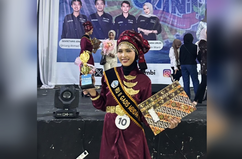 Fuji Guslina Putri, Terpilih Jadi Putri Mendah Kincai 2025, Ini Profilnya..