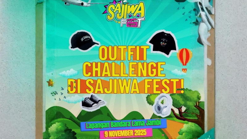 Sajiwa Fest 2025 Jambi Hadir dengan Konsep Unik dan Outfit Challenge Berhadiah Menarik