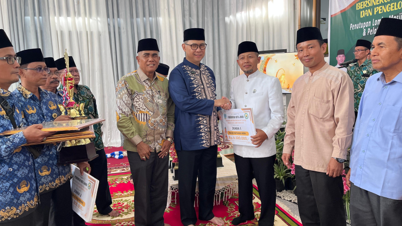 Masjid Miftahul Huda Juara Pertama Masjid Teladan Kota Jambi 2025, Sy Fasha: Semoga Jadi Motivasi Bagi Masjid yang Lain
