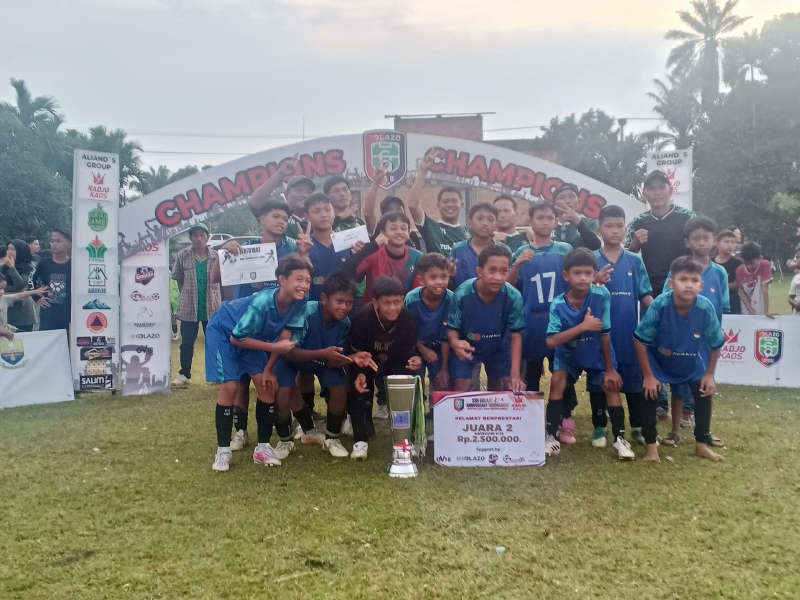 Kalah Tipis dengan Tim yang Sering Juara Nasional, SSB Tunas Bangsa U-12 Raih Juara Dua