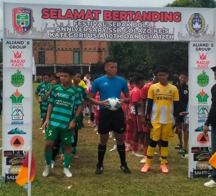Peringati Hari Jadi Ke-5, SSB Golazo Gelar Turnamen Kelompok Umur